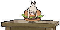 Jin Anime Girl Sticker