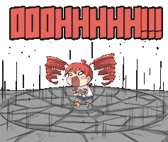 Robot Wow Sticker by Jin