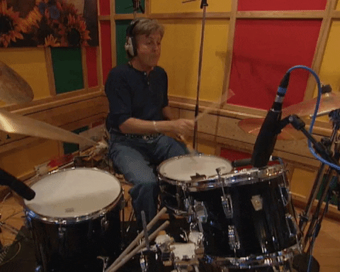 Drums Reaction GIF by Paul McCartney