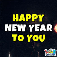 New Year Fireworks GIF by Lucas and Friends by RV AppStudios
