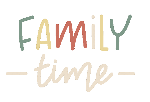 Happy Family Time Sticker