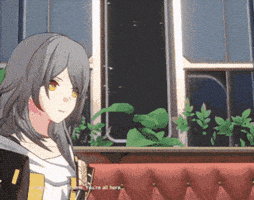 Kafka Eyes Up Here GIF