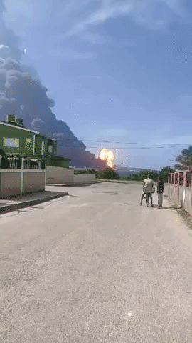 Fire Rages at Cuban Oil Depot Days After Initial Explosion