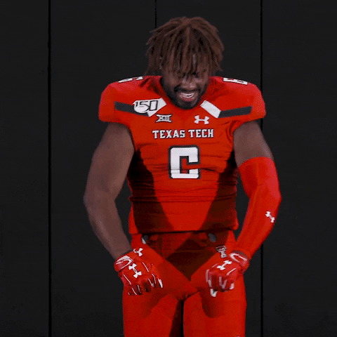 Texas Tech Red Raiders Football Reaction Pack GIF by Texas Tech Football