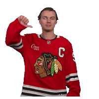 Thumbs Down Sticker by NHLBlackhawks