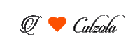 Calzola love calzola Sticker