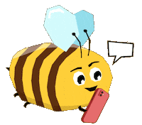 Phone Typing Sticker by beeco