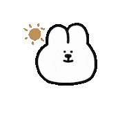 Bunny 밤샘 Sticker
