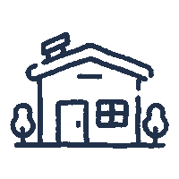 ServiscoImmo house tree immobilier maison Sticker