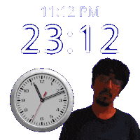 11 Pm Sticker