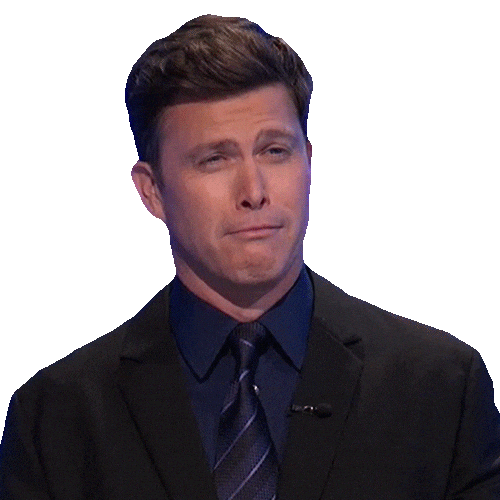 Colin Jost Sticker by Jeopardy!