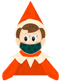 Christmas Elf Sticker