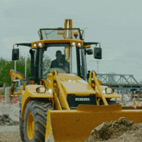 Worker Excavator GIF by HYDREMA