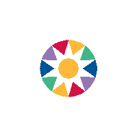 Summer Camp Sun Sticker by Parish Summer