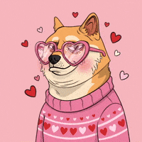 In Love Hearts GIF by Doge Pound