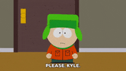 gesturing kyle broflovski GIF by South Park 