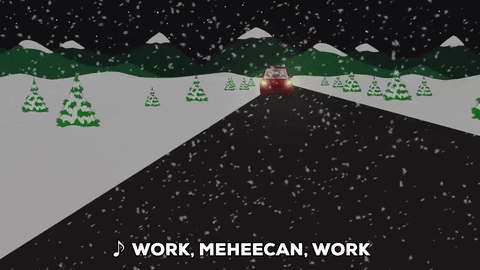 snow singing GIF by South Park 