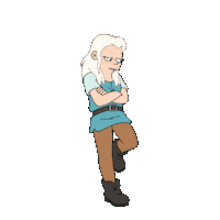 Matt Groening Animation Sticker by Disenchantment