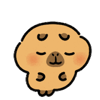 Happy Love It Sticker by Capybara Pimoo by Stickie