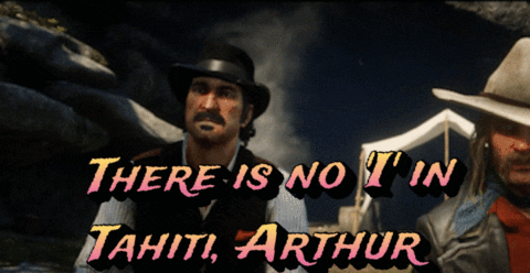 veronicatash arthur rdr2 red dead redemption tahiti GIF