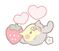 Strawberry Love Sticker
