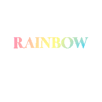 Rainbow Fever Sticker by miashoesmx