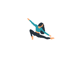 Fitness Gym Sticker by Khadija Kadodia