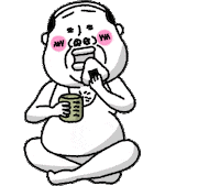 Break Time Eating Sticker