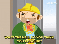 Angry What The Hell GIF by Mashed