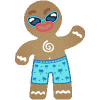 Gingerbread Men Christmas Sticker by exteria outdoor