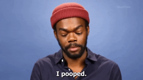 The Good Place Poop GIF by BuzzFeed