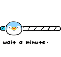 Wait Penguin Sticker by Miniso Canada