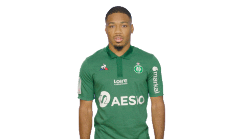 arnaud nordin celebration Sticker by AS Saint-Etienne