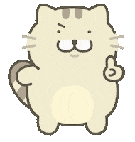Cat Character Sticker
