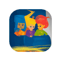 lalaleotta bila lalaleotta bilaar alfabetizacionvisual Sticker