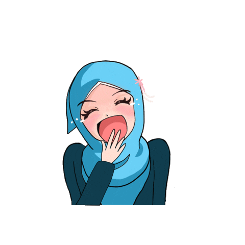 hijab lol Sticker
