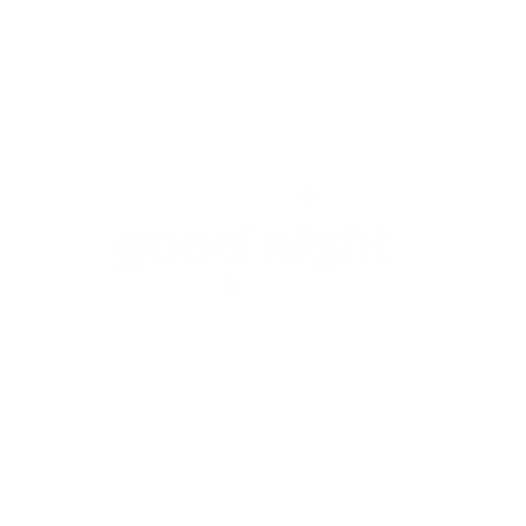 cqttage text white night sleep Sticker