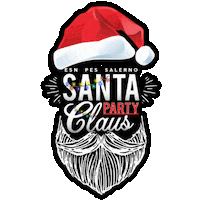 Santa Claus Party Sticker by esnsalerno