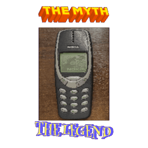 V8LTT phone legend nokia the legend Sticker