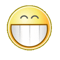 grin STICKER by imoji