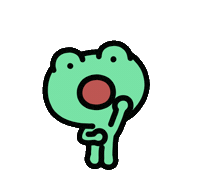 banguri animals animal frog amphibian Sticker