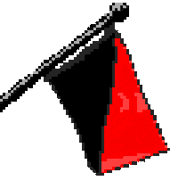 anarcho-syndicalist flag Sticker