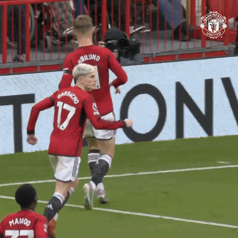 Happy Celebration GIF by Manchester United