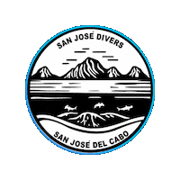 Sanjosedivers mexico shark diving dive Sticker