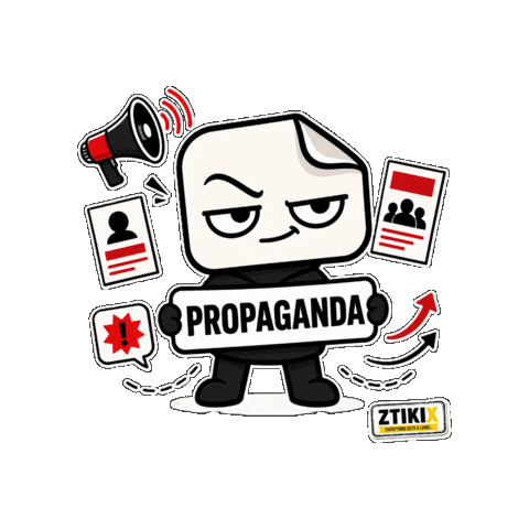 Mass Media Fake News Sticker by ZTIKIX