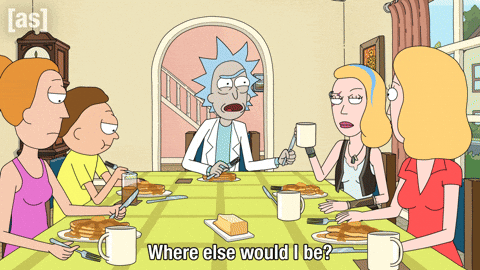 Rick And Morty Breakfast GIF by Adult Swim