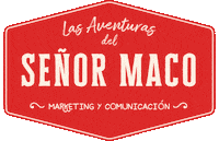 SenorMaco marketing diseno hipster empresa Sticker