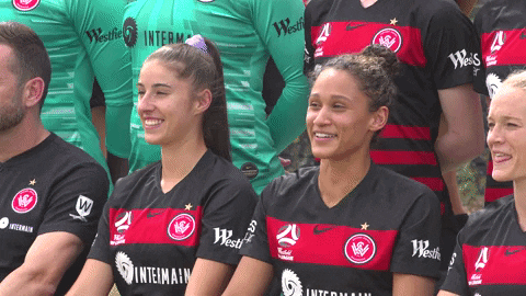 Western Sydney Wanderers Laughing GIF by wswanderersfc