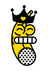 Banana Cianomagenta Sticker