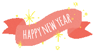 New Year Celebration Sticker by golden freckles